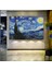Van Gogh'ın Yıldızlı Gece Kanvas Baskısı; Yıldızlı Gece Sanat Reprodüksiyonu; Ev Hediyesi Kanvas Bas 4