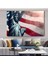 Özgürlük Heykeli Kanvas Sanatı; Abd Kanvas Tablosu; Amerikan Bayrağı Resmi 6