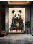 Graffiti Panda Duvar Sanatı; Renkli Hayvan Tablosu; Modern Panda Dekoru; Büyük Çok Renkli Sanat Baskı 5