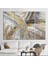 Büyük Boy Altın Gri Yağlıboya Kanvas Tablo, El Yapımı Minimalist Modern Sanat, Baba Için Hediye 3