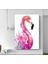 Pembe Flamingo Kanvası, Modern Büyük Boy Hayvan Duvar Posteri 2