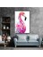 Pembe Flamingo Kanvası, Modern Büyük Boy Hayvan Duvar Posteri 4