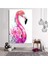 Pembe Flamingo Kanvası, Modern Büyük Boy Hayvan Duvar Posteri 5