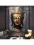 Zen Buddha Kanvas Duvar Sanatı; Zen Sanat Baskısı; Budist Duvar Sanatı; Altın Buddha Baskıları; Budi 4