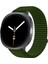 Samsung Galaxy Watch 8 44MM 40MM 47MM Ile Uyumlu Naylon Spor Loop Kordon Ayarlanabilir Rahat ve Dayanıklı 1