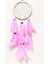 Pembe Kuş Tüylü Dream Catcher El Yapımı Rüya Kapanı Duvar Süsü 4