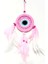 Pembe Dream Catcher Pembe ve Beyaz Kuş Tüylü Düş Kapanı El Yapımı Duvar Süsü 1