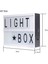 Mesaj Tabelası LED Işıklı Yazı Panosu Lightbox Dekor Usb'li Pilli Harfli Reklam Gece Lambası Hediyelik Set 3