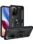 Xiaomi Poco F3 Kılıf Sofya Yüzüklü Silikon Kapak - Siyah - NEO7405-7909 2