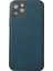 iPhone 12 Pro Max Kılıf Coco Deri Silikon Kapak - Mavi - NEO3192-2150 1