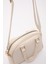 Krem SHK205 Suni Deri Fermuarlı Tek Bölmeli Ayarlanabilir Askılı El,kol ve Omuz Çantası 7