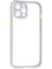iPhone 12 Pro Max Kılıf Miami Şeffaf Silikon - Lila - NEO8544-1151 1