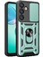 Samsung Galaxy S25 Kılıf Pars Lens Yüzüklü Silikon - Yeşil - NEO7589-7182 1