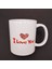 I Love You Baskılı Bardak 2