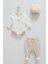 Forset Body Pantolon Şapka Takım - Bej 1