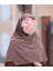 Tesettür Hijab Medine Ipeği Eşarp Nude 1