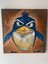 Yağlı Boya Penguen Tablosu | 40×40 cm 1