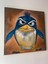 Yağlı Boya Penguen Tablosu | 40×40 cm 2