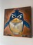 Yağlı Boya Penguen Tablosu | 40×40 cm 4
