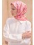 Tivil Saf İpek Eşarp 4112 - 83 Pembe Karışık Desen 1