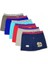 Erkek Çocuk Likralı Boxer 6'lı Paket-Renkli 2