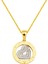Kalpli Burç Kolye 14 Ayar Altın 1