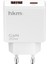EXTRA SLIM GAN 20W Usb-A ve Type-C Çift Portlu Hızlı Şarj Aleti, Ultra Ince Güç Adaptörü, Beyaz 3