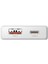 EXTRA SLIM GAN 20W Usb-A ve Type-C Çift Portlu Hızlı Şarj Aleti, Ultra Ince Güç Adaptörü, Beyaz 5