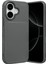 iPhone 17 Kılıf Brushed Karbon Tasarım Silikon Kapak 1