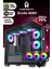 Qlite 4060 R5 5600 Cpu 16GB Ddr4 Ram 512GB M.2 SSD RTX4060 10X Argb Sıvı Soğutuculu Siyah Gaming Pc 1