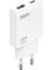EXTRA SLIM GAN 30W Usb-A ve Type-C Çift Portlu Hızlı Şarj Aleti, Ultra Ince Güç Adaptörü, Beyaz 1