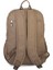 Unisex Büyük Boy Hafif Çok Gözlü Sırt Çantası Haki 5