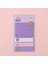 Mor Temalı 4 Renkli Not Seti - Post-It - Sticky Note 1