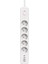 Korumalı Priz, 5'li Priz Soketi, 5x Fiş Soketi, 2x USB Girişi, 2x Type-C Girişi, Isıya Dayanıklı Yapı, 2 Metre Kablo Uzunluğu, Aşırı Gerilim Koruyucu Çoğaltıcı (16A/3680W) 2