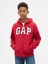 Erkek Çocuk Kırmızı Gap Logo Sweatshirt Fermuarlı Sherpa 1