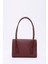 Bordo SHK178 Suni Deri, Tek Bölmeli, Çıtçıtlı, El, Kol ve Omuz Çantası 3