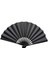 Plastik Kumaş Yelpaze 12'li Siyah 1