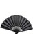 Plastik Kumaş Yelpaze 12'li Siyah 2