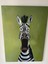 Şaşkın Zebra Yağlı Boya Tablo | 50×70 cm 1