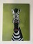 Şaşkın Zebra Yağlı Boya Tablo | 50×70 cm 5