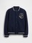 Erkek Çocuk Lacivert Varsity Logo Bomber Ceket 2