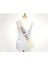Beyaz Gümüş Bride To Be Simli Kuşak Kemer 10 cm 3