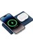 WIZ019VFBL-APL Boostcharge Pro 2‑in‑1 Magsafe 15W Kablosuz Şarj Standı - Mavi 3