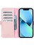 Buğz Apple iPhone 13 Pro Uyumlu Deri Cüzdanlı Kılıf Toz Pembe 1