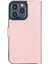 Buğz Apple iPhone 13 Pro Uyumlu Deri Cüzdanlı Kılıf Toz Pembe 3