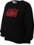 Siyah Kadın Sweatshirt Flowers 2