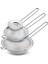 Inox Süzgeç Seti - 3 Boy Çok Amaçlı Süzgeç 304 Çelik Profesyoneller Için 722027 6
