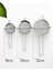 Inox Süzgeç Seti - 3 Boy Çok Amaçlı Süzgeç 304 Çelik Profesyoneller Için 722027 8