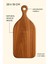 Modern Akasya Ağacı Kesme Tahtası 39X19 cm Ergonomik Asılabilir Saplı Doğal Ahşap Bıçak Dostu Dayanıklı Servis Sunum Tahtası Mutfak Için Şık Tasarım 2