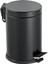 Premium Serisi 5 Litre Hacimli Paslanmaz Banyo-Mutfak Pedallı Çöp Kovası Siyah, 5l 1
